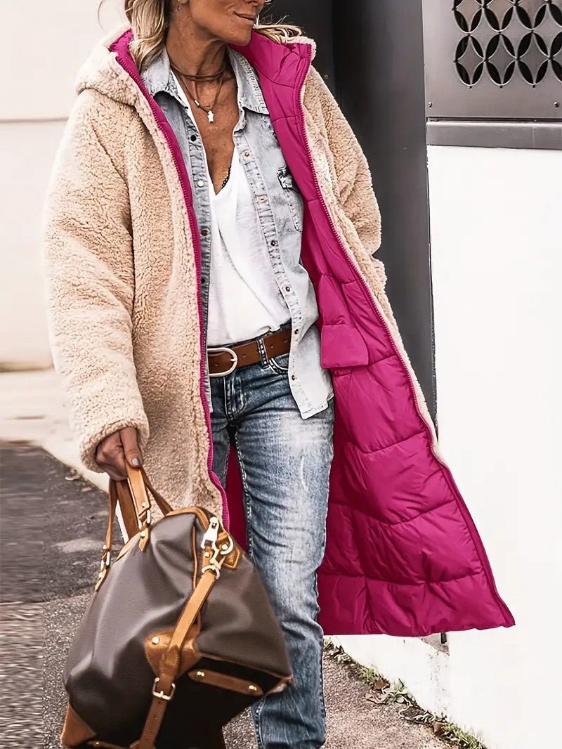 Women’s Long Fleece-Lined Coat