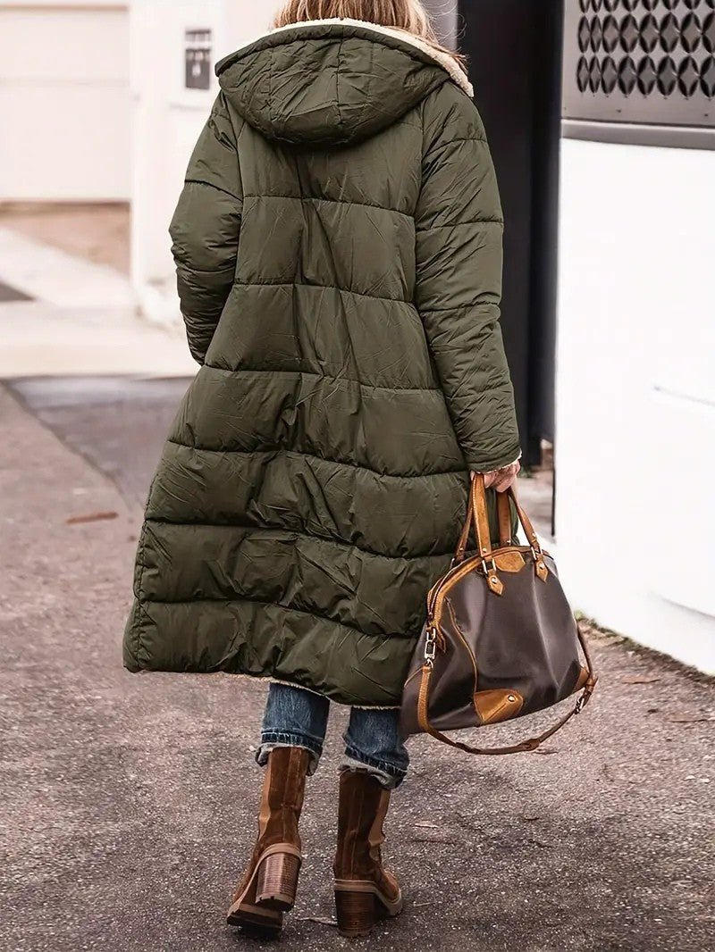Women’s Long Fleece-Lined Coat