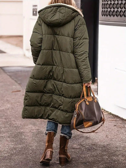 Women’s Long Fleece-Lined Coat