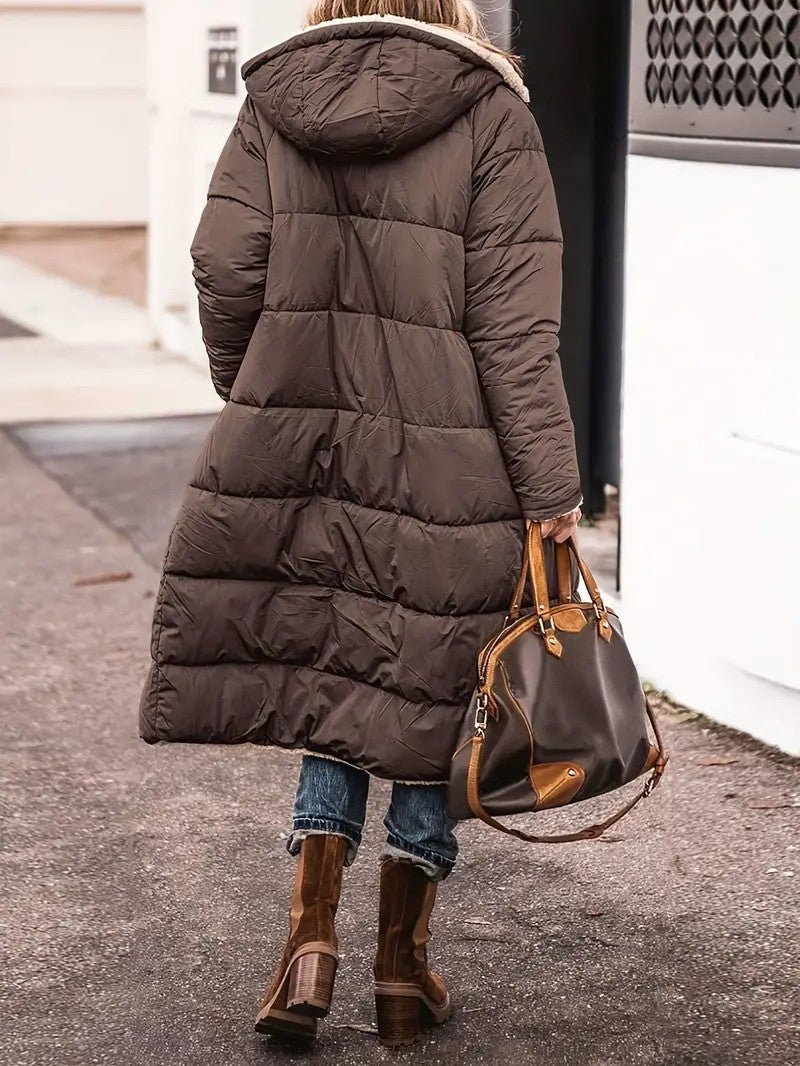 Women’s Long Fleece-Lined Coat