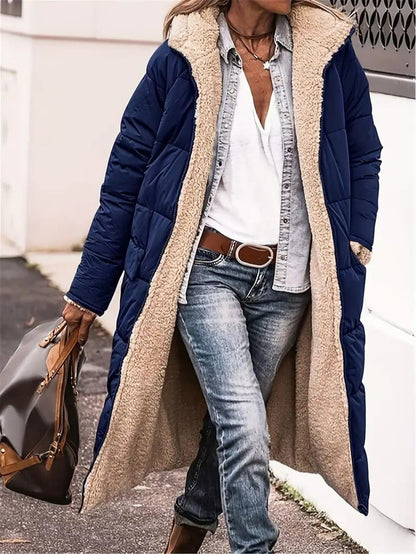 Women’s Long Fleece-Lined Coat