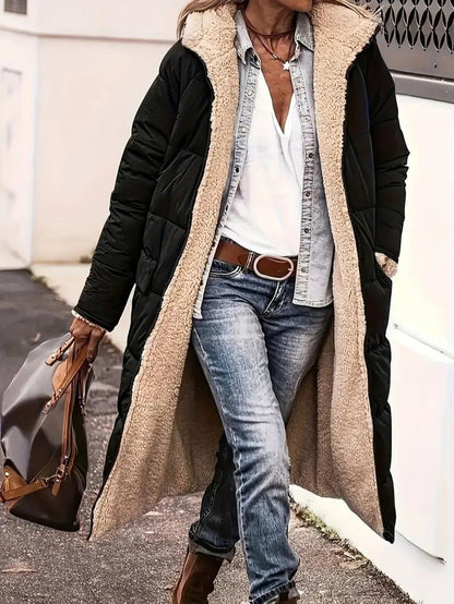 Women’s Long Fleece-Lined Coat