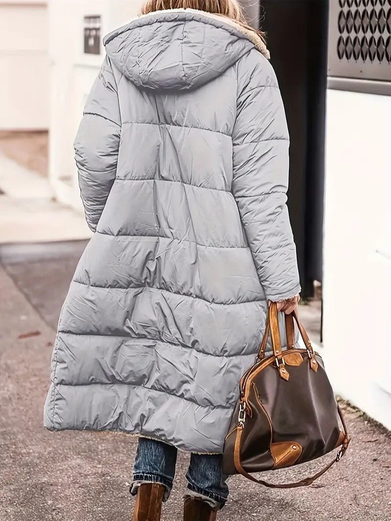 Women’s Long Fleece-Lined Coat