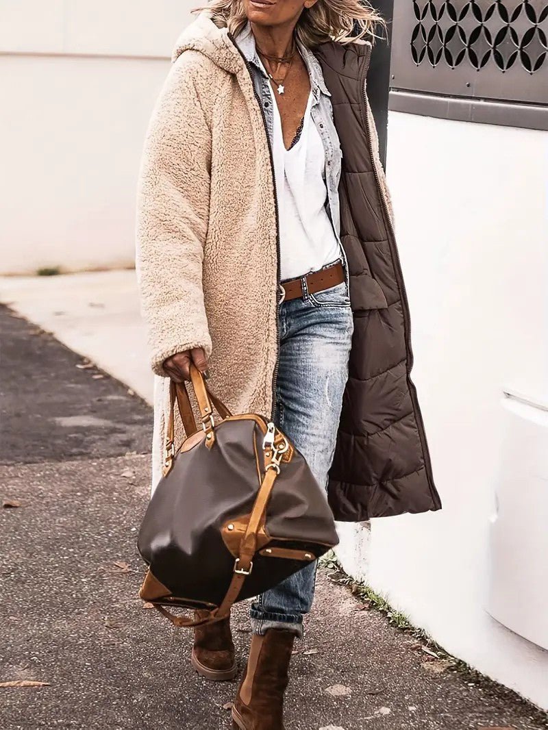 Women’s Long Fleece-Lined Coat