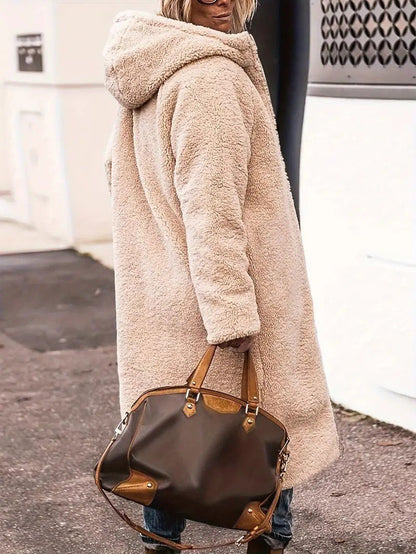 Women’s Long Fleece-Lined Coat
