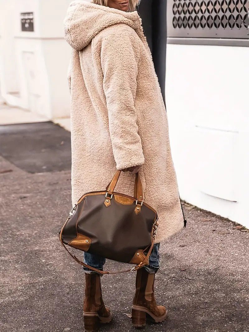 Women’s Long Fleece-Lined Coat