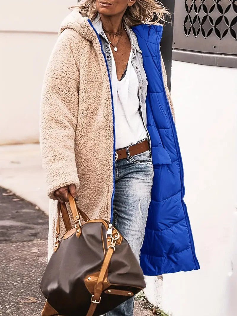 Women’s Long Fleece-Lined Coat