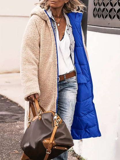 Women’s Long Fleece-Lined Coat