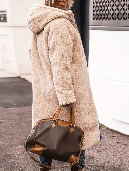 Women’s Long Fleece-Lined Coat