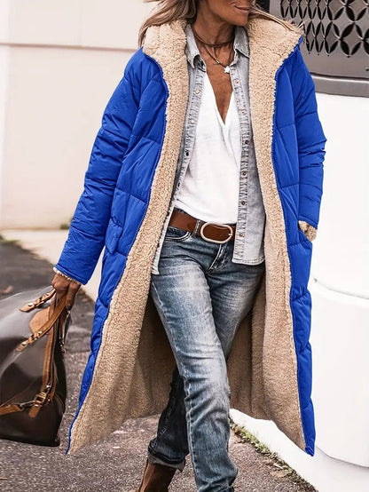 Women’s Long Fleece-Lined Coat