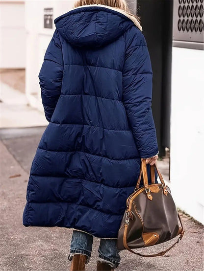 Women’s Long Fleece-Lined Coat