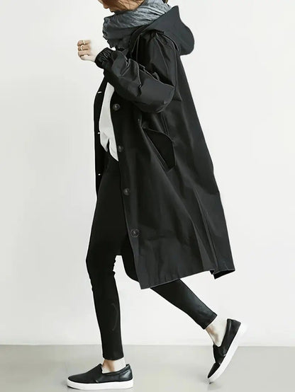 Women's Long Hooded Coat