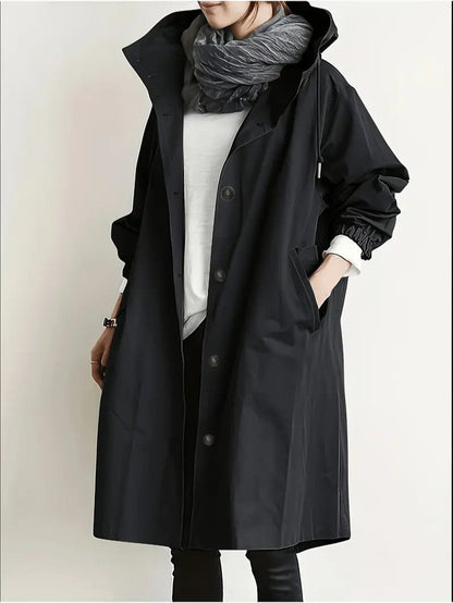 Women's Long Hooded Coat