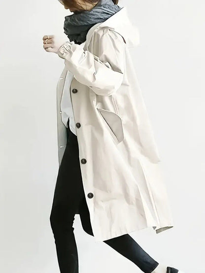 Women's Long Hooded Coat