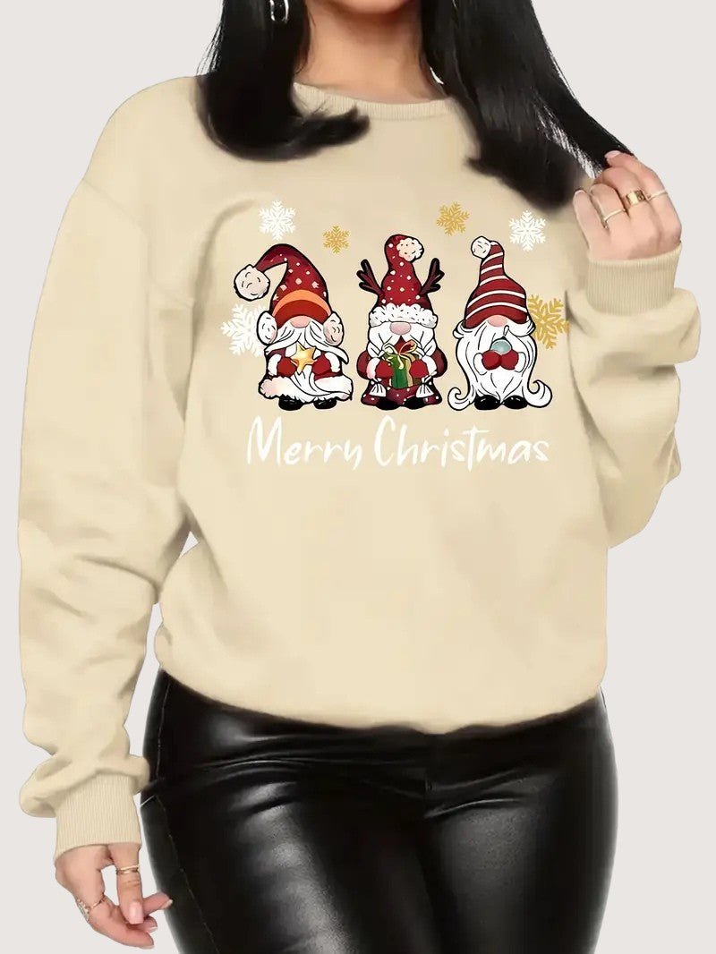 Women’s Merry Christmas Gnome Sweatshirt