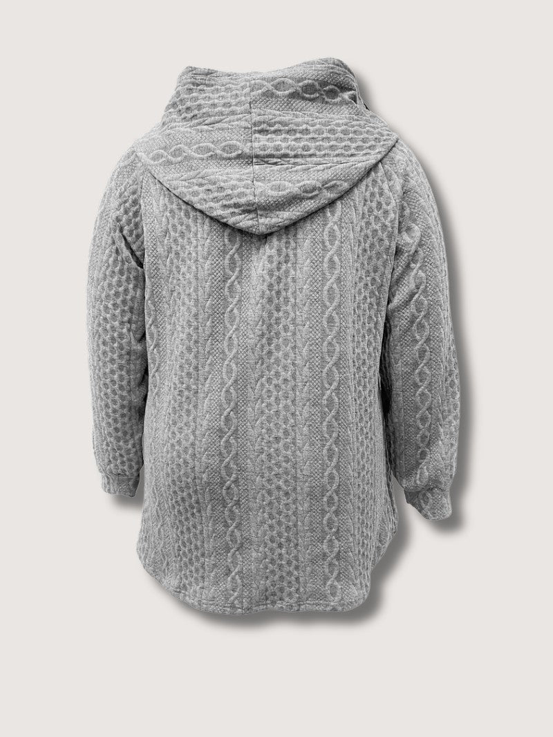 Women's Plus Size Casual Zip Coat
