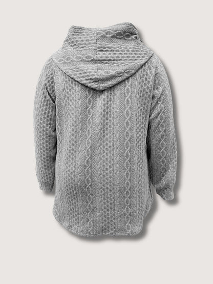 Women's Plus Size Casual Zip Coat
