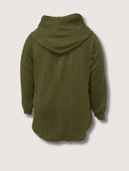 Women's Plus Size Casual Zip Coat