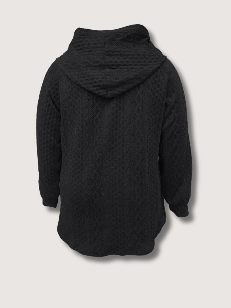 Women's Plus Size Casual Zip Coat