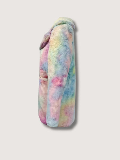 Women's Plush Button Winter Coat