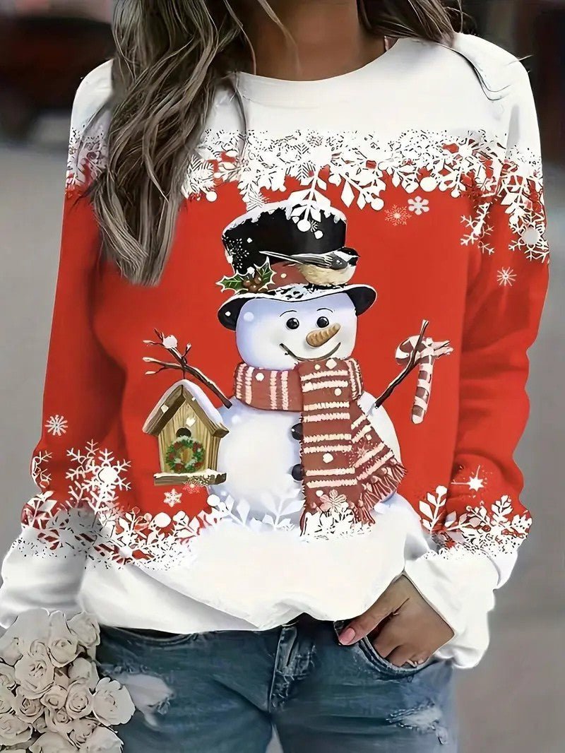 Women’s Snowman Christmas Jumper