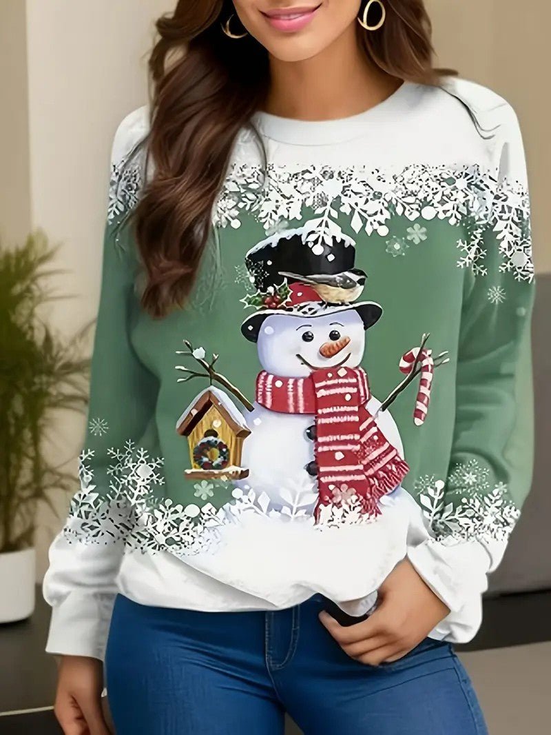 Women’s Snowman Christmas Jumper