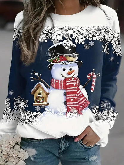 Women’s Snowman Christmas Jumper