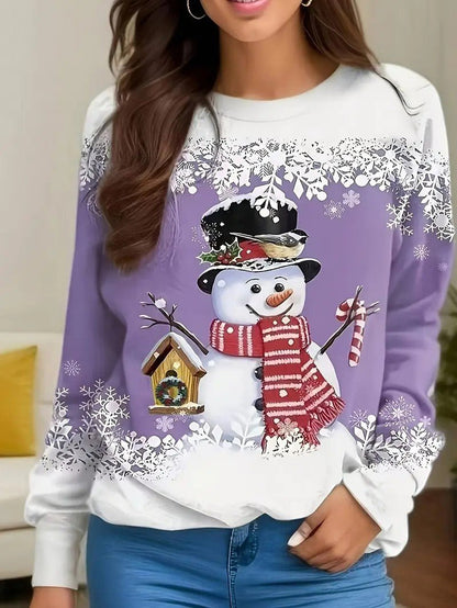 Women’s Snowman Christmas Jumper