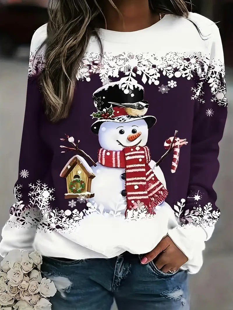 Women’s Snowman Christmas Jumper
