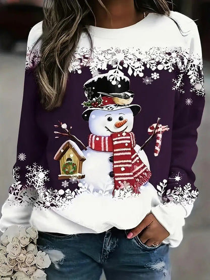 Women’s Snowman Christmas Jumper