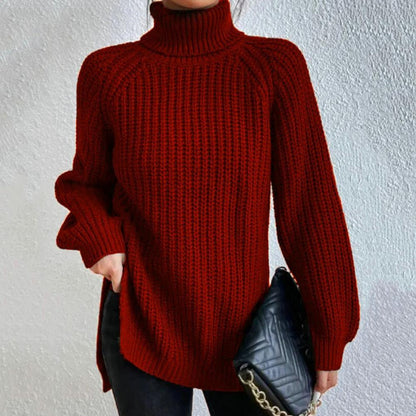 Women's Turtleneck Sweater - Velmora