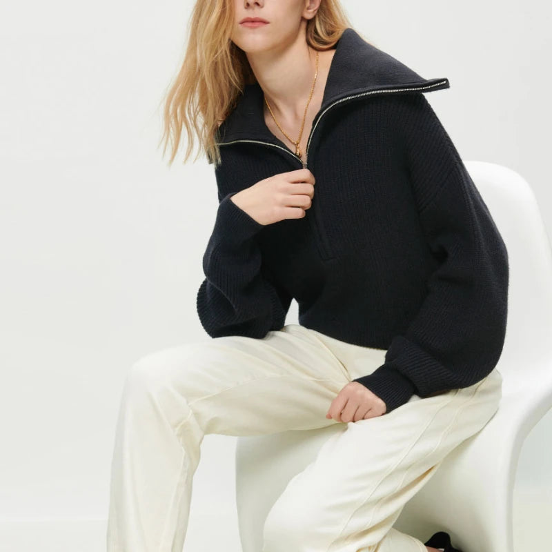 Women's V-Neck Sweater - Camille