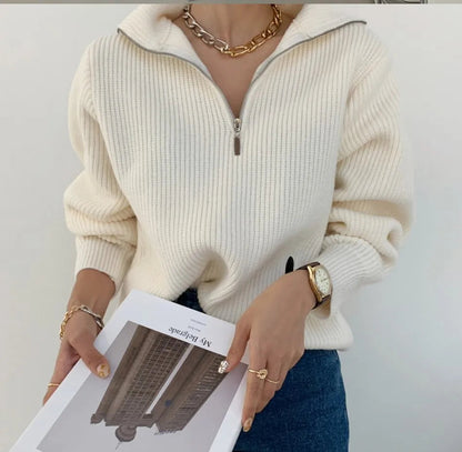 Women's V-Neck Sweater - Camille