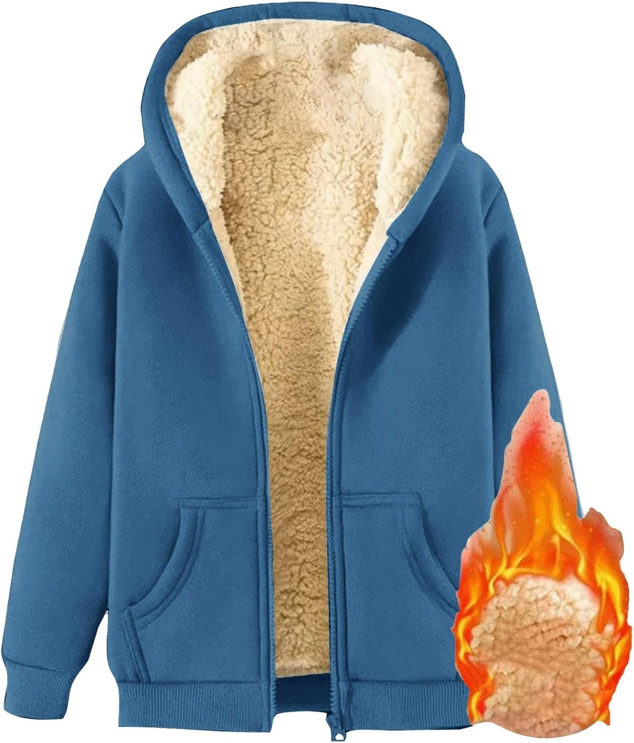 Trijnie | Soft, warm fleece hoodie for women