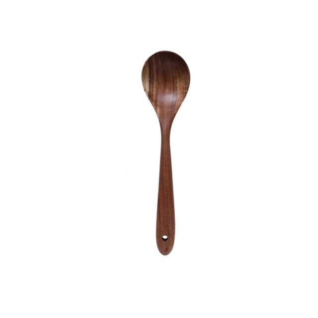 Natural Teak Cooking Utensil Set