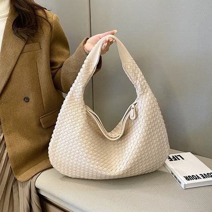 Woven Shoulder Bag - Camille