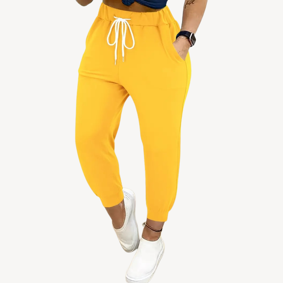Women's Elastic Waist Jogger Pants