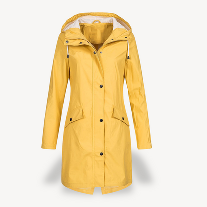 Women's Waterproof Hooded Raincoat