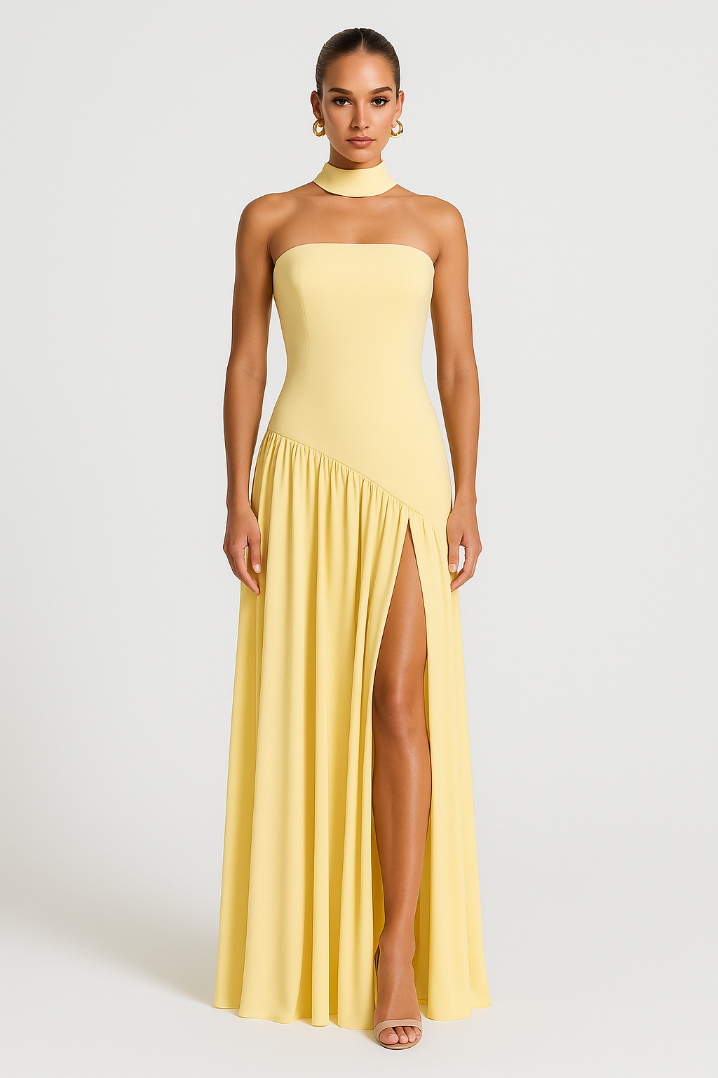 Chic Off Shoulder Evening Dress for Ladies - BritishElegance