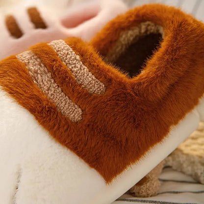 Pawdia | Cat Paw Slippers – Ultra-Soft Plush Animal Paw Slippers for Women & Men