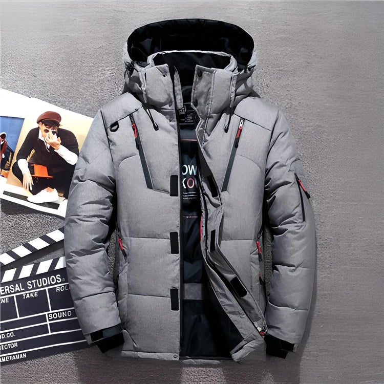 Modern hooded winter jacket, Mayo